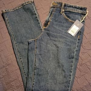10 skinny bootcut high waist jeans med/dark